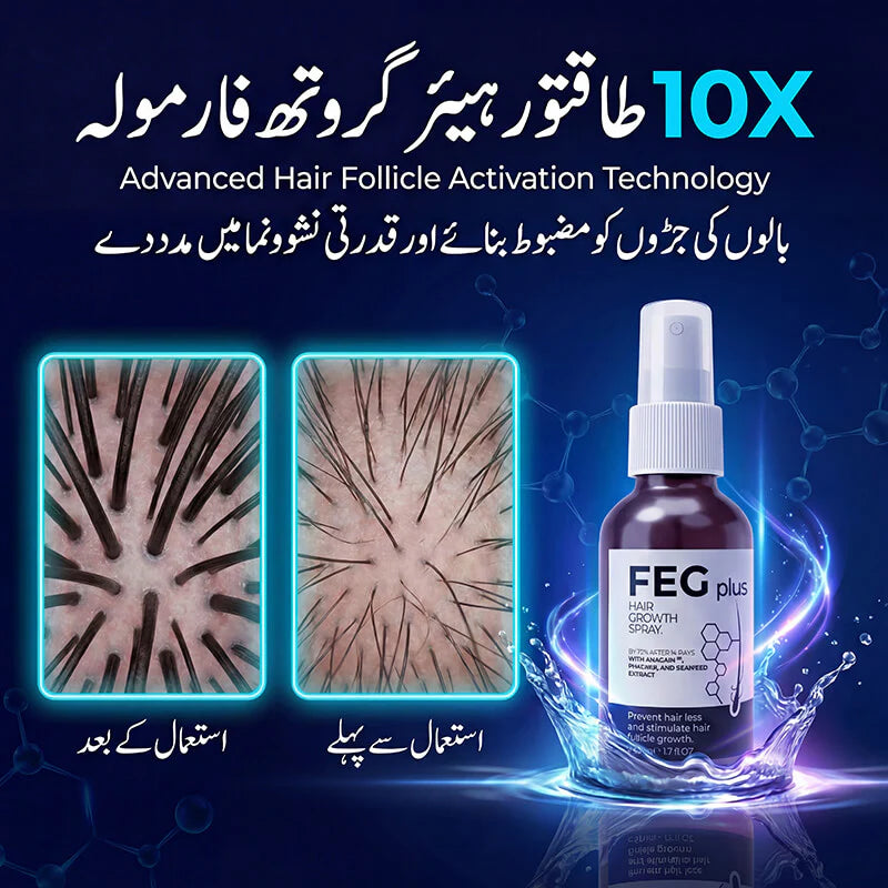 FEG Plus Hair Spray BUY 1 GET 1 FREE