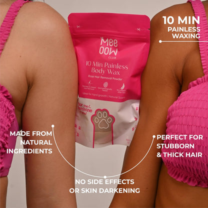 Rose Meow Body Hair Removal Wax Powder ( BUY 1 GET 1 FREE )