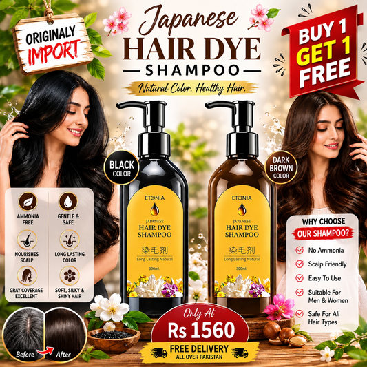 Etonia japanese Hair dye Shampoo Buy 1 get 1 free