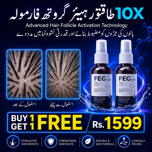 FEG PLUS HAIR GROWTH SPRAY BUY 1 GET 1 FREE