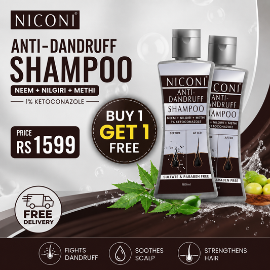 Niconi Anti-Dandruff Shampoo For Men And Women BUY 1 GET 1 FREE