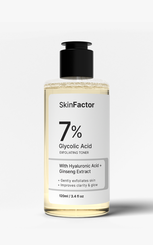 SkinFactor 7% Glycolic Acid Exfoliating Toner buy 1 get 1 free
