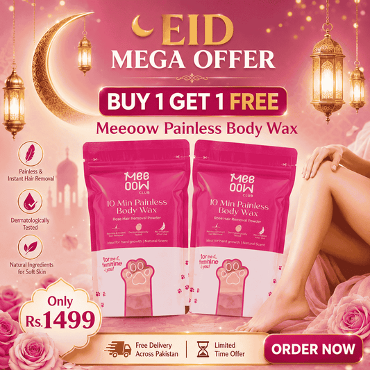 Rose Meow Body Hair Removal Wax Powder ( BUY 1 GET 1 FREE )
