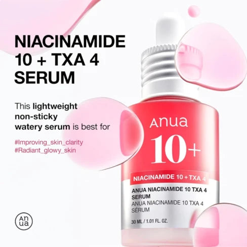 Anua Niacinamide 10% + Txa 4% Brightening Serum BUY 1 GET 1 FREE Niacinamide 10% + TXA 4% Serum